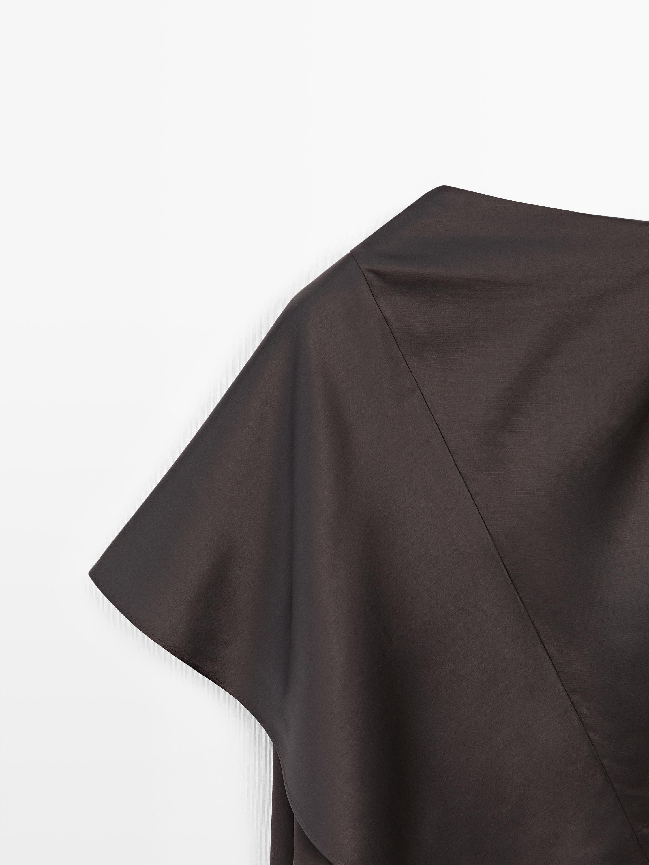 Flowing cape blouse - STUDIO